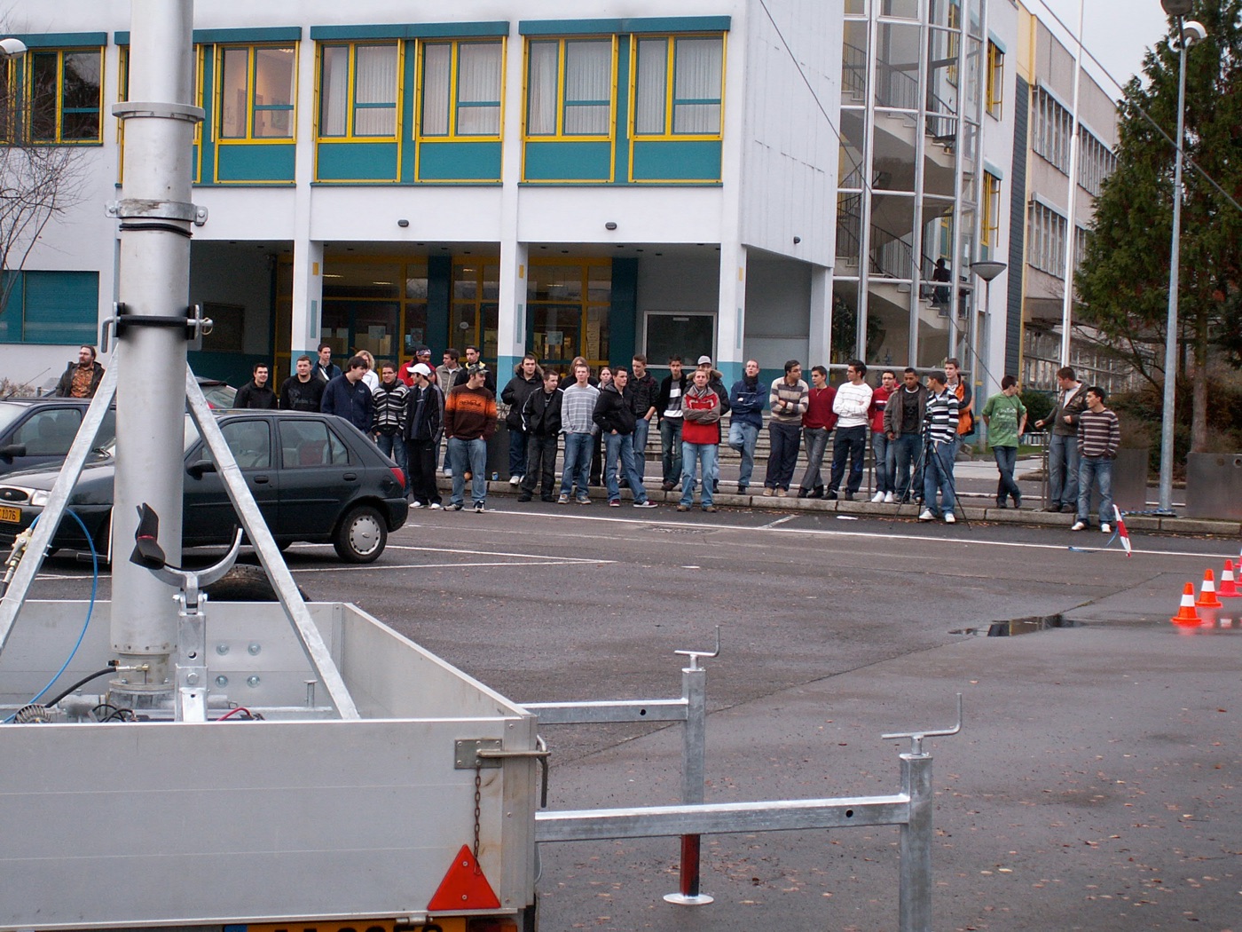 Blick vom Anhänger